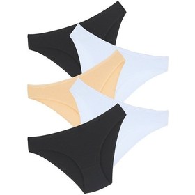 Resim New Lilla 1001 Kadın 5'Lı Günlük Slip Külot (549351481) Çok Renkli 
