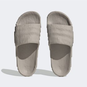 Resim adidas Adilette 22 Unisex Bej Terlik Düz Hq4670 Bej 