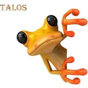 Resim Novahub Sarı Kurbağa Banyo Tuvalet Etiket Su Geçirmez Buzlu Pvc Malzeme Kurbağa Uzun Ömürlü Tuvalet Süslemeleri 