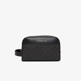 Resim Tommy Hilfiger Flag Monogram Erkek Siyah Sırt Çantası 