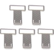 Resim Comebuywide 5 Adet Şeffaf Otopark Bilet Tutucu Klip Plastik Zamanlama Bilet Tutucu Araç Ön Camı Ön Cam Bilet Tutucu Yapışkan Bant ile (Yurt Dışından) 