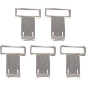 Resim Comebuywide 5 Adet Şeffaf Otopark Bilet Tutucu Klip Plastik Zamanlama Bilet Tutucu Araç Ön Camı Ön Cam Bilet Tutucu Yapışkan Bant ile (Yurt Dışından) 