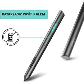 Resim Skygo Veikk S640 ve A30 Grafik Tabletler Için 8192L Pilsiz Kalem (Veikk 