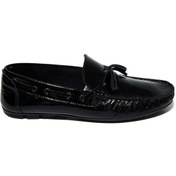 Resim Bestello Fiyonklu Poli Taban Loafer028-2088-24y Erkek Ayakkabı Siyah Rugan 