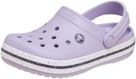 Resim Crocband Clog K Benekli Bantlı Lila Çocuk Terlik 