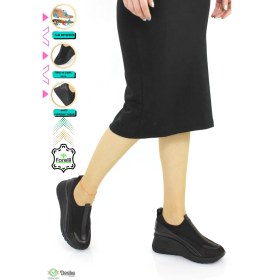 Resim Forelli Kadın Deri Ortopedik Bağsız Mevsimlik Dolgu Topuk Ayakkabı F24/MA271915 