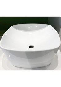 Resim Serel 46 x 46 x m Tezgah Üstü Çanak Lavabo Batarya Deliksiz 3050D x s1 