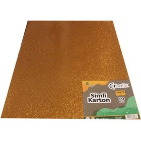 Resim Bafix Simli Karton 50x70 Turuncu-10-pkt 