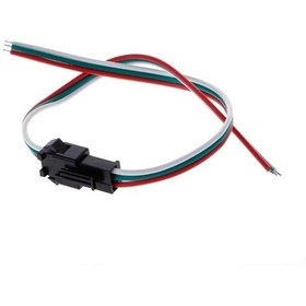 Resim 25 Adet 3 Pin Jst 3p Kablolu Konnektör Erkek Dişi Takım 14cm 