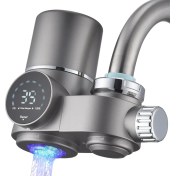 Resim Galaxxy Musluk Suyu Filtresi, Kurşun, Klor ve Ağır Metalleri Azaltan LED Ekranlı Su Arıtma Cihazı, Lavabo Suyu Filtresi (Yurt Dışından) 