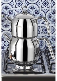 Resim Neva N3477 Atlantis Orta Boy Çelik Çaydanlık 