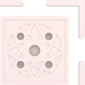 Resim Motifpiyer Tavan Spot Göbek Kenarlı Kare 11-60x60 L-Dis Citali 