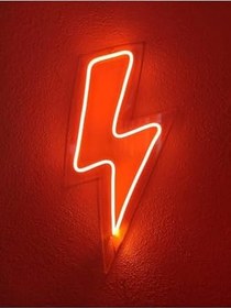 Resim Şimşek Neon Led Dekoratif Aydınlatma Ve Gece Lambası, sımsekkbuon 