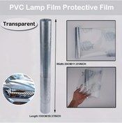 Resim Xuweiwei Transparent 30x100 Cm 11.81x39.37 Inch Pvc Far Film Su Kasar Dayanıklı Çizilmeye Dayanıklı Kendinden Yapışkanlı Vinil Kaplama 