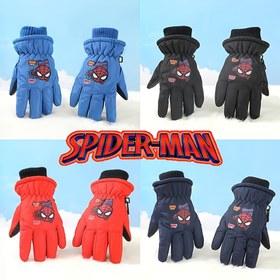 Resim Bir çift Örümcek Adam Kayak Eldiveni, Sonbahar ve Kış için Karikatür Stili, Kalınlaştırılmış ve Sıcak Beş Parmak Eldiveni. Kış için Moda Polar Eldivenler, Kızlar için Peluş Bisiklet Eldivenleri, Dış Mekan Aktiviteleri ve Oyunlar için Uygun. Tatiller 
