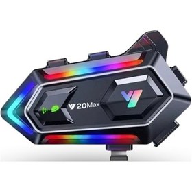 Resim Büro Ev Ofis Motoru İçin Kablosuz Motorcu Kaskı Intercom Aparatı 