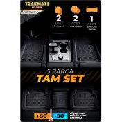 Resim Trakmats Mini Countryman 2013 4d Universal Su Geçirmez Oto Halı Ada Siyah 