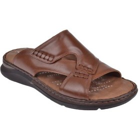 Resim Forelli Hakiki Deri Comfort Erkek Terlik For-tuna Taba 