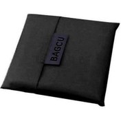 Resim Pembe Taşınabilir Katlanır Alışveriş Çantası Büyük Kapasiteli Tote Yeniden Kullanılabilir Kare Saplı Çanta 