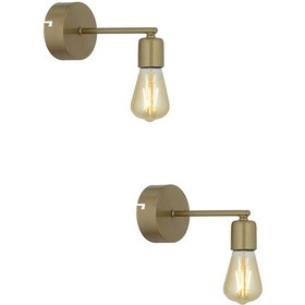 Resim Binay Eskitme 2'li Retro Aplik Seti Yatak Odası-Yatak başı,Cafe,R Eskitme 