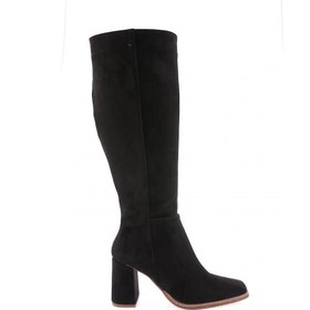 Resim Dgn 3273 Sivri Burun Kadin Topuklu Çizme 3273-2174-R1680 Siyah 