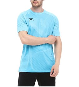 Resim Raru Erkek Dijital Baskılı T-Shirt Justa Turkuaz (550688298) Çok Renkli 