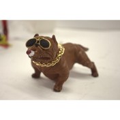 Resim DİAMONDBM Torpido Üstü Beyaz Pitbull Köpek 