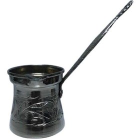 Resim İşlemeli Klasik Cezve No:2 Beyaz 