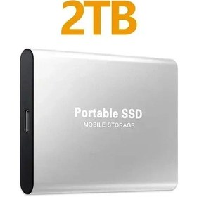 Resim Harici Sabit Disk 1tb 2tb Yüksek Hızlı Sabit Disk Usb3.1 Type-c Katı Hal Silver 2tb Diğer 