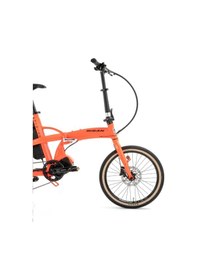 Resim Bisan E-folding Strike 20" 9-vites Hd Katlanır Elektrikli Bisiklet Turuncu Turuncu 