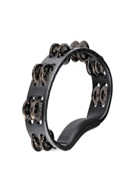 Resim Meinl Htmt1bk Abs Plastic Stainless Steel Jingles 2 Row Tamburin Siyah 