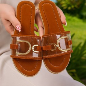 Resim Moda Frato Modafrato D Toka Şeffaf Kadın Terlik Dış Mekan Ve Ev Terliği 