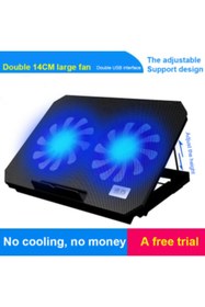 Resim SIGHTZER Laptop Soğutucu Fan Cooling Pad Notebook Altlığı Çift Fanlı 