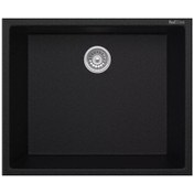 Resim Real Stone K005 Tezgah Altı Gordion 50 Granit Eviye Siyah 45 x 40 CM 