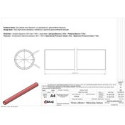 Resim IBRAS 65773 DÜZ HORTUM 75mm KIRMIZI SILIKON 4 KAT POLYESTERLİ 