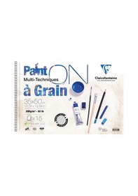 Resim Clairefontaine Multi-Teknik Çizim Blok 35X50 160Gr 15 Yaprak 