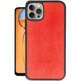 Resim artlab Art İphone 15 Pro Max Kılıf Aras Deri Kapak - Kırmızı Lab 