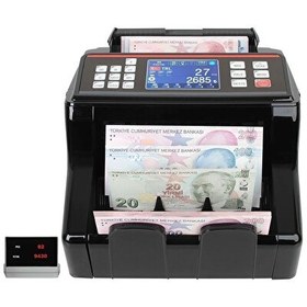 Resim Sigma SC7520B Karışık Para Sayma Makinesi - TL - Euro - USD - Türkçe Sesli Uyarı Müşteri Ekranı 