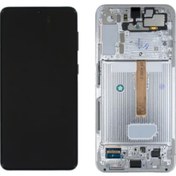 Resim Te Samsung Uyumlu S22 Plus S906 Uyumlu Çıtalı Lcd Ekran Servis Beyaz 