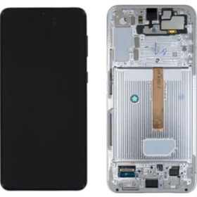 Resim Te Samsung Uyumlu S22 Plus S906 Uyumlu Çıtalı Lcd Ekran Servis Beyaz 