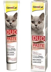 Resim Gimcat Anti Hairball Duo Paste Tavuklu Malt Kedi Macunu 50 G 