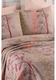 Resim Pike Seti Baskılı Tek Kişilik Urla Bej Bej 