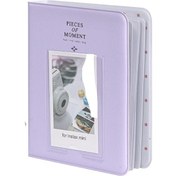 Resim Geeroyoo 3 İçin Mor Renkli 64 Sayfalı Fotoğraf Albümü - Mini Fotoğraf Saklama Ve Saklama Çantası 
