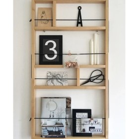 Resim Olcay Aksesuar Ahşap Montessori Çocuk Bebek Odası Kitaplık Çok Amaçlı Kitaplık 