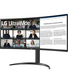 Resim LG Ultrawide 34" 34WR55QK-B 5ms 100Hz USB Type-C WQHD Kavisli (3440X1440) Ekran Monitör 