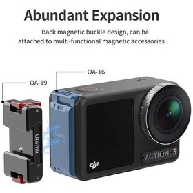 Resim Ulanzi Oa-16 Djı Osmo Action 3 İçin Manyetik Pil Kapağı 