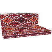 Resim Bolvadin Şark Köşesi Mtk404-402 Şark Köşesi Bordo Halı Des. Ikili Minder Tk. 120lik 