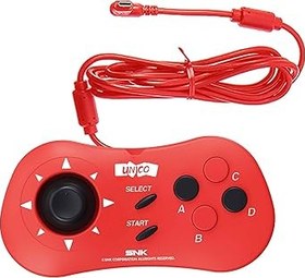 Resim UNICO SNK MVS Mini Gamepad Red, SNK Classic Wired Game Controller for SNK Mini and NEOGEO Arcade Stick Pro 