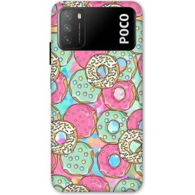 Resim Zipax Xiaomi Poco M3 Kılıf Pasta Baskılı Desenli Silikon Kılıf A++-8160 
