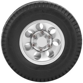 Resim Wezone Tamiya 1/14 Kamyon İçin Alüminyum Jantlı Kauçuk Arka Tekerlekler 2 Adet - Kaymazsız, Dayanıklı, Kolay Kurulum 